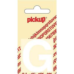 Foto van Plakletter helvetica 40 mm sticker witte lettter g