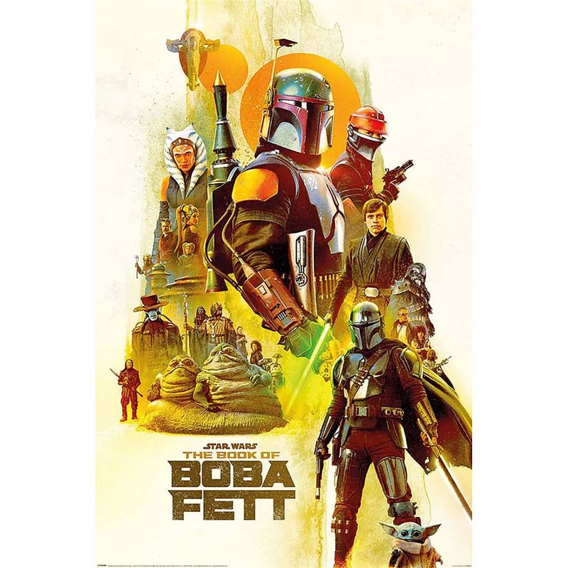 Foto van Pyramid star wars the book of boba poster 61x91,5cm