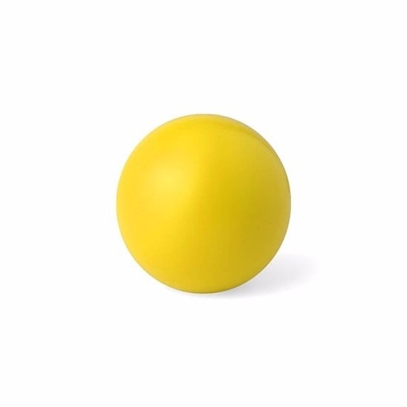 Foto van Gele anti stressbal 6 cm - stressballen