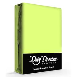 Foto van Day dream jersey hoeslaken lime-180 x 200 cm