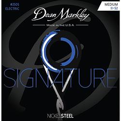 Foto van Dean markley 2505 nickelsteel signature series medium 11-52 snarenset voor elektrische gitaar