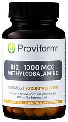 Foto van Proviform b12 1000mcg methylcobalamine zuigtabletten 90st