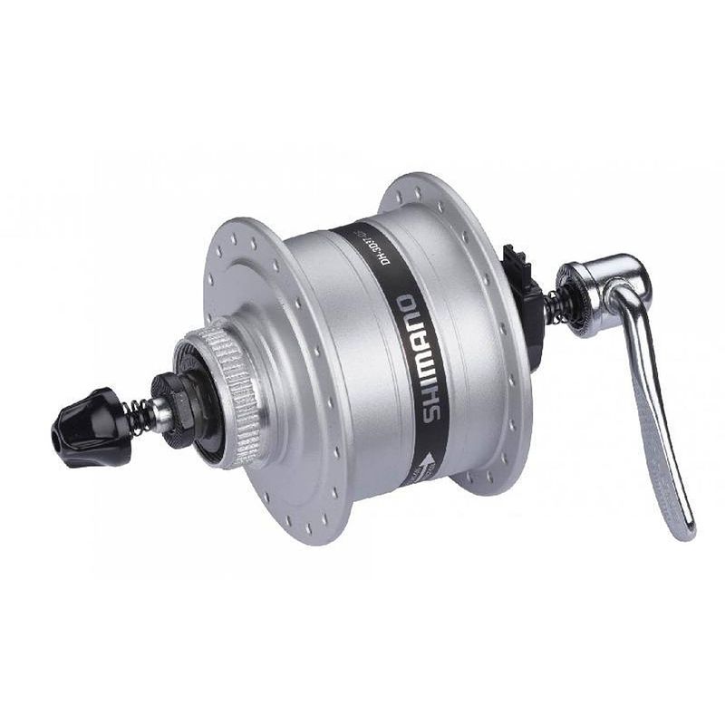 Foto van Shimano naafdynamo 32g disc 6v zilver