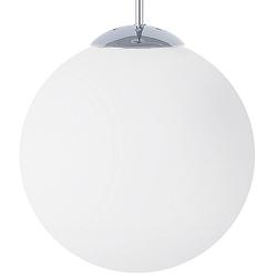 Foto van Beliani barrow l - hanglamp-wit-glas