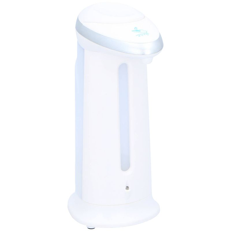 Foto van Bath & shower zeepdispenser - automatisch - met sensor - extra hygiënisch - 330ml - wit