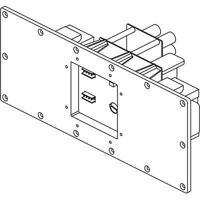 Foto van Electro-voice ip-10d-tw transformator-inputpaneel voor 10 inch subwoofer wit