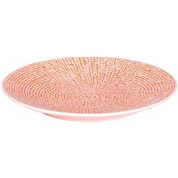 Foto van Palmer bord coupe cubical 16 cm roze stoneware 1 stuk(s)