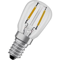 Foto van Osram 4058075432840 led-lamp energielabel g (a - g) e14 speciale vorm 2.2 w = 10 w warmwit (ø x l) 26 mm x 63 mm 1 stuk(s)