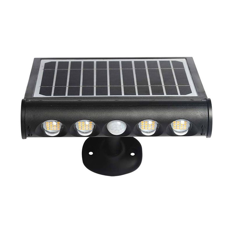 Foto van V-tac vt-11108 solar wandlamp met sensor - 8w - 3000k - 950 lumen