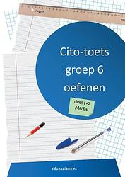 Foto van Cito-toets oefenen groep 6 m6 en e6 - hardcover (9789491666100)