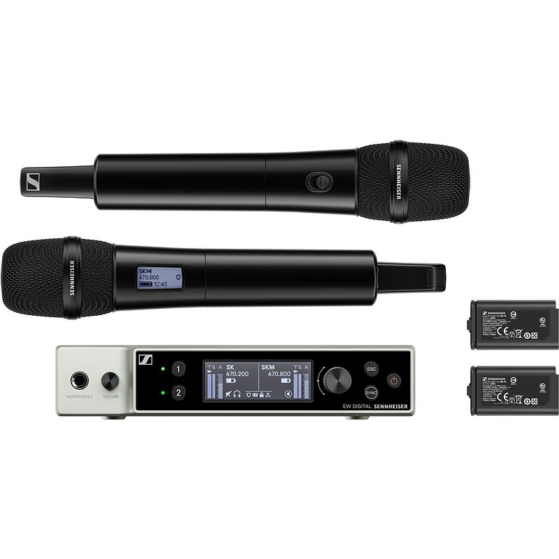 Foto van Sennheiser ew-dx 835-s set u1/5 draadloze handheld (823.2 - 831.8 & 863.2 - 864.8 mhz)