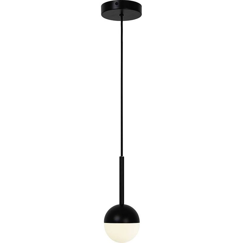 Foto van Nordlux contina 2113153003 hanglamp g9 zwart