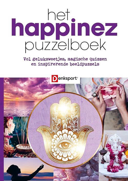 Foto van Denksport - happinez puzzelboek - paperback (9789493313569)