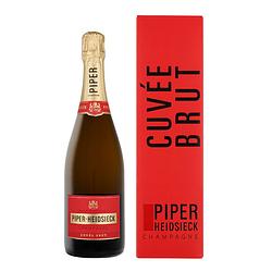 Foto van Piper heidsieck brut 75cl wijn + giftbox