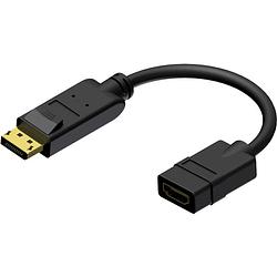 Foto van Procab bsp510 basic displayport-hdmi verloopkabel 20 cm