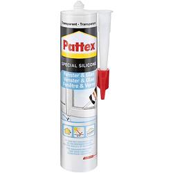 Foto van Pattex fenster & glas siliconenkit kleur (specifiek): transparant 300 ml