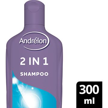 Foto van Andrelon shampoo & conditioner 2 in 1 300ml bij jumbo