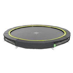 Foto van Exit sports trampoline silhouette - inground - 305 cm - zwart