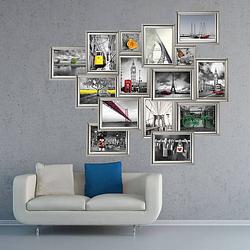 Foto van Walplus home decoratie sticker - zilver foto frame stickers