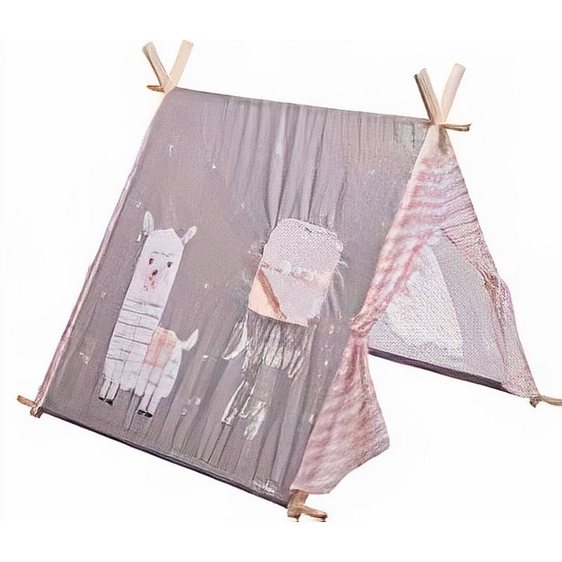 Foto van Home & styling speeltent junior 106 x 101 cm polyester roze