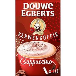 Foto van Douwe egberts cappuccino oploskoffie 10 stuks bij jumbo
