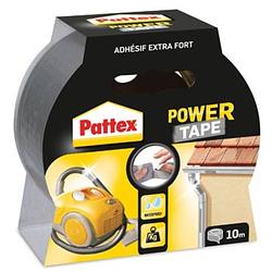Foto van Pattex plakband power tape lengte: 10 m, grijs