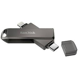 Foto van Sandisk ixpand® luxe usb-stick 64 gb apple lightning, usb-c usb 3.1 (gen 1) zwart sdix70n-064g-gn6nn