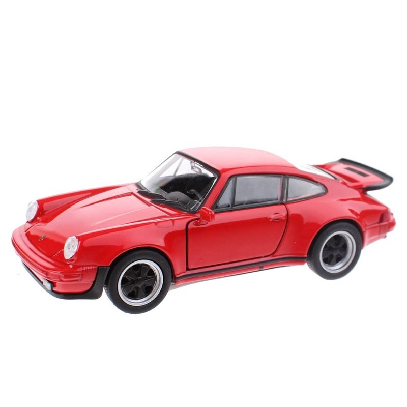 Foto van Toi-toys schaalmodel porsche 911 turbo rood