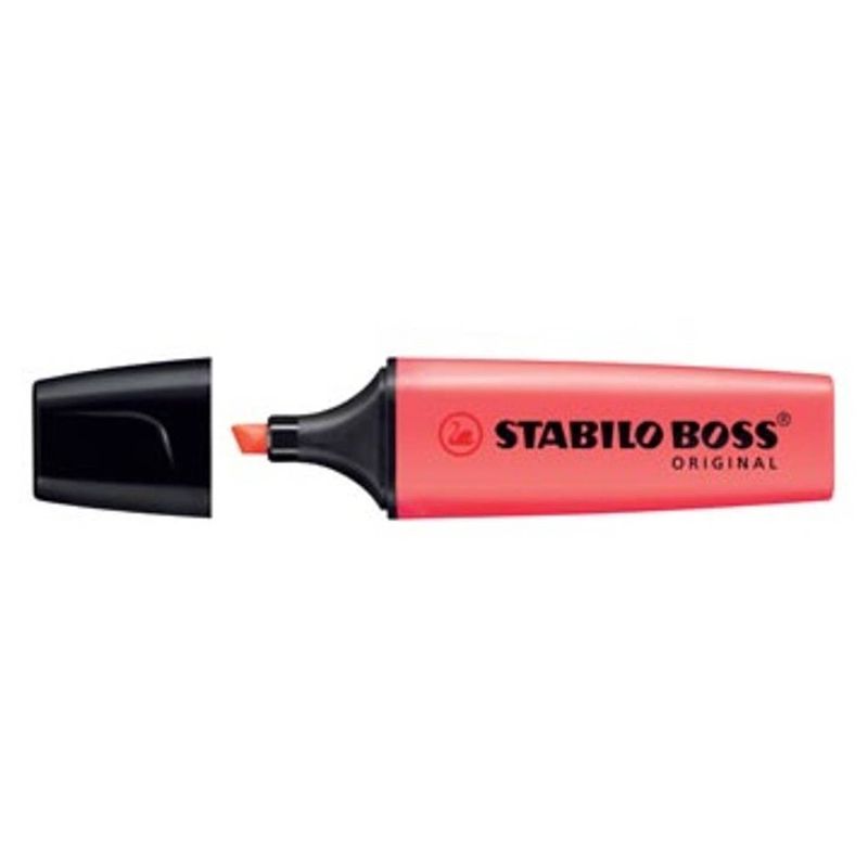 Foto van Markeerstift stabilo boss original rood