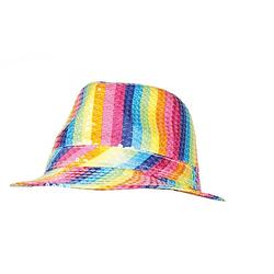 Foto van Boland hoed popstar unisex regenboog