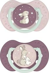 Foto van Difrax lovi dynamic pacifier 3-6 months - girl