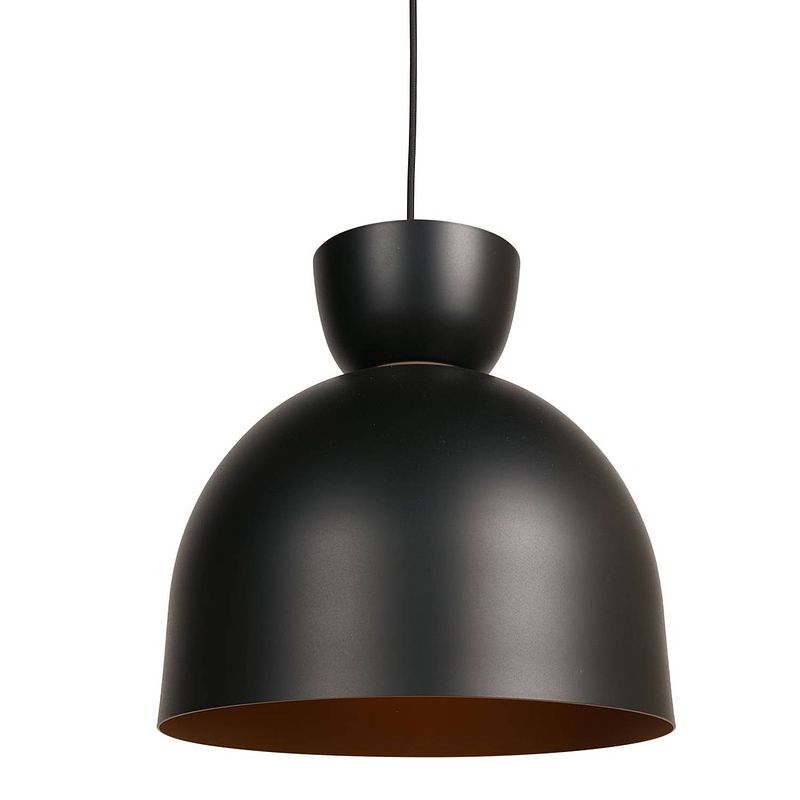 Foto van Mexlite skandina hanglamp - ø 35,5 cm - in hoogte verstelbaar - e27 (grote fitting) - zwart