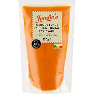 Foto van Jumbo geroosterde paprika & tomaat pastasaus 250g