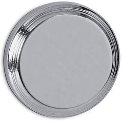 Foto van Maul neodymium schijfmagneet ø16mm 5kg blister 1 zilver, voor glas- en whitebord 10 stuks