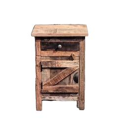 Foto van Benoa abilane 1 door 1 drawer wooden bedside cabinet 60 cm