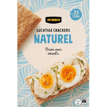 Foto van Jumbo luchtige crackers naturel 2 x 125g