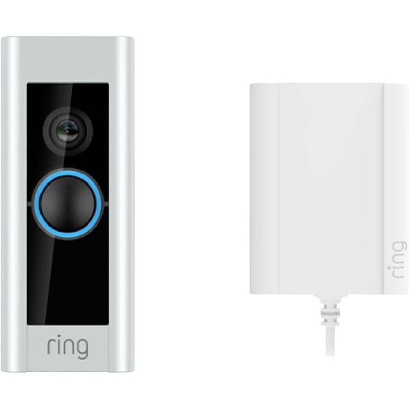 Foto van Ring video doorbell pro plugin complete set voor video-deurintercom via wifi wifi