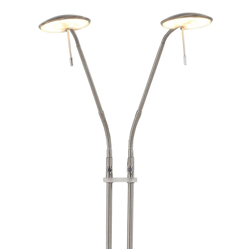 Foto van Steinhauer vloerlamp zenith led 1569st staal