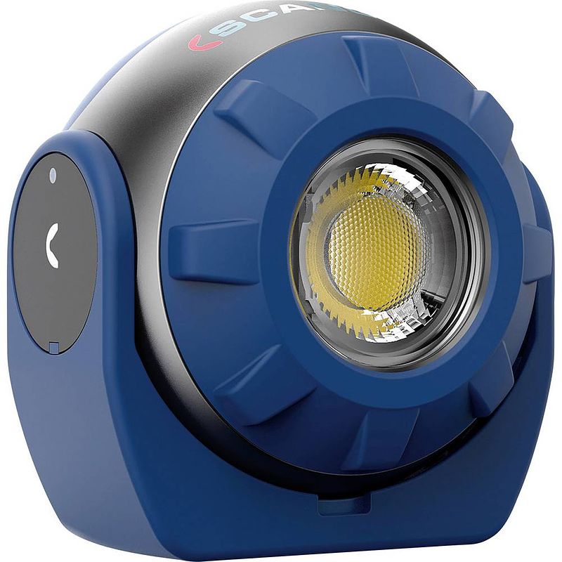 Foto van Scangrip 03.5900 sound led s led werklamp werkt op een accu 600 lm