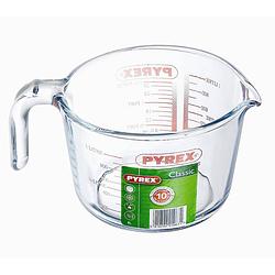 Foto van Pyrex maatbeker - glas 1 l