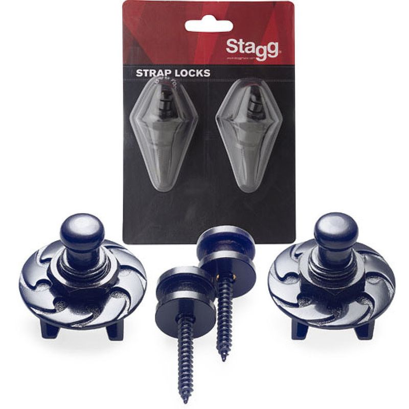 Foto van Stagg ssl1bk straplocks zwart