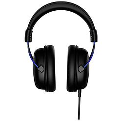 Foto van Hyperx cloud gaming over ear headset kabel gamen stereo zwart/blauw