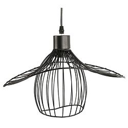 Foto van Non-branded hanglamp daniel 70 x 39 cm e27 rvs 40w zwart