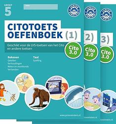 Foto van Citotoets oefenboeken deel 1, 2 en 3 groep 5 - paperback (9789493218161)