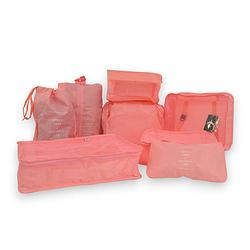 Foto van Packing cubes roze 9delige set