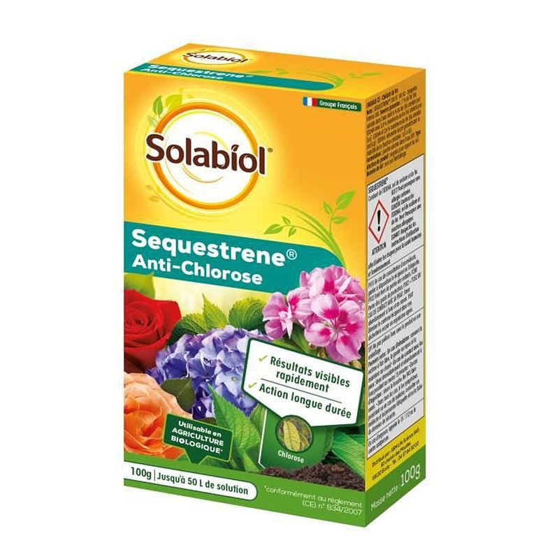 Foto van Solabiol - sequestreen - antichlorose - geval 100 g - uab