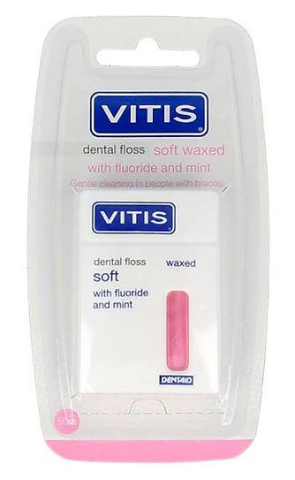 Foto van Vitis dental floss waxed soft