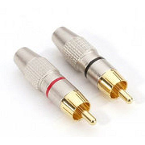 Foto van Procab vc209 set rca male zwart en rood