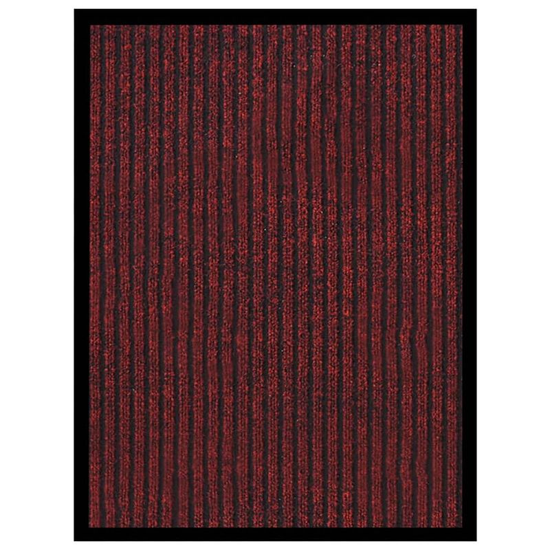 Foto van Vidaxl deurmat 40x60 cm gestreept rood