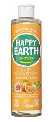 Foto van Happy earth pure shower gel rose petitgrain